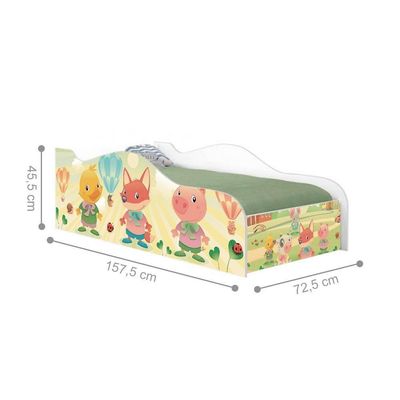 Mini Cama Fun Fazendinha E Balões