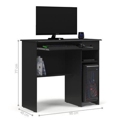 Mesa De Computador Afrodite Preto