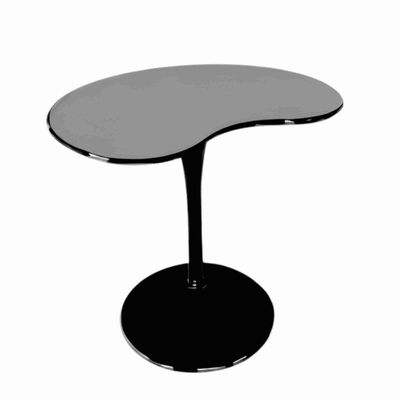 Mesa De Jantar Tulipa Saarinen Organica Malu 90cm Laca Preta