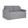 Sofá Cama Castor Casal Salerno Max Suede Cinza 2 Lugares