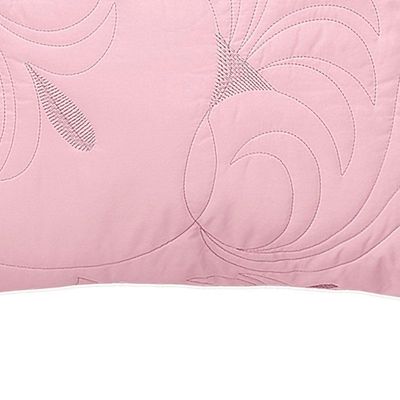 Almofada Decorativa Melody Bordada Com Refil 100% Poliéster - Rosé