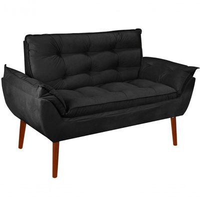 Namoradeira Opala Elegante Suede Preto