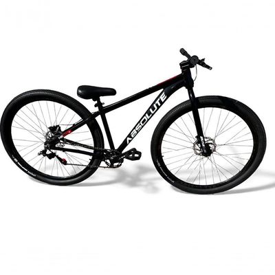 Bicicleta aro29 Absolute Nero 5 Freeride K7 Single Freio Hidraulico Shimano Mt200 Garfo Rigido Preto