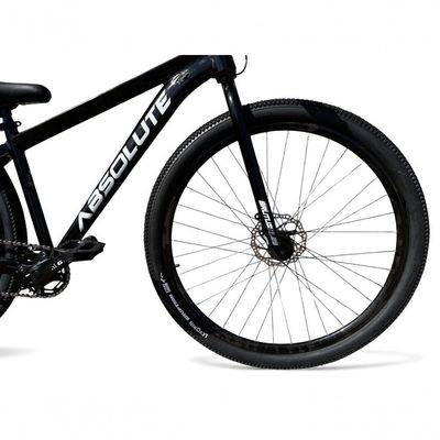 Bicicleta aro29 Absolute Nero 5 Freeride K7 Single Freio Hidraulico Shimano Mt200 Garfo Rigido Preto