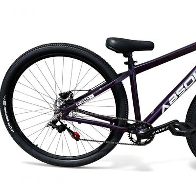 Bicicleta Aro 29 Absolute Nero 5 Freeride K7 Single Freio Hidraulico Shimano Mt200 Garfo Rigido Roxo