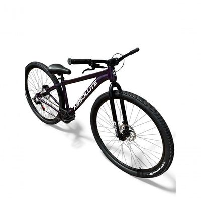 Bicicleta Aro 29 Absolute Nero 5 Freeride K7 Single Freio Hidraulico Shimano Mt200 Garfo Rigido Roxo