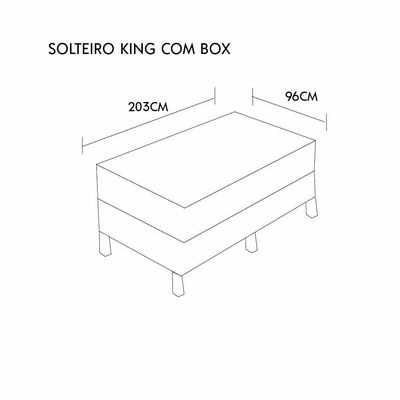 Colchão Natural Gel Articulado Marrom 28cm Opcionais Box E Kit Zen Medida Solteiro King 96x203cm