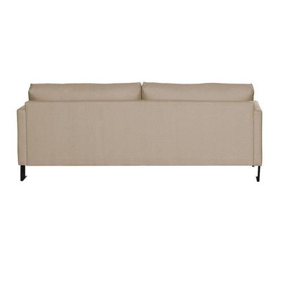 Sofá Living 3 Lugares Linho Corriente 2M Espuma Bege