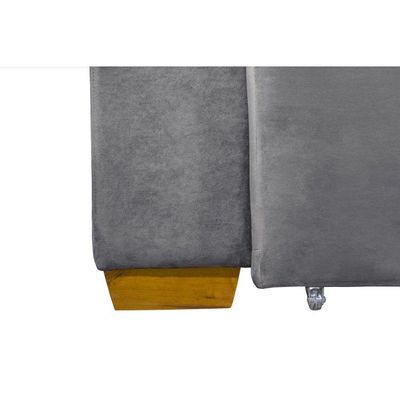 Sofá Modular 6 Lugares 3.05M Retrátil E Reclinável Cinza