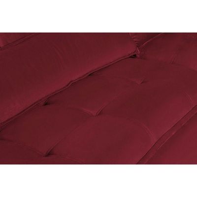 Sofá 4 Lugares 2.30 Mt Retrátil E Reclinável Vermelho