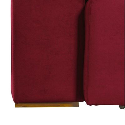 Sofá 4 Lugares 2.30 Mt Retrátil E Reclinável Vermelho