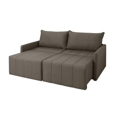 Sofá Cama Montana Retrátil E Reclinável 3 Lugares Sofatec Grafite