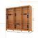 Guarda Roupa Casal Connor Mdf 3 Portas 6 Cabideiros Com Pés Naturalle/off White