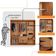 Guarda Roupa Casal Connor 3 Portas E 4 Gavetas 6 Prateleiras Naturalle/off White