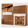 Guarda Roupa Casal Atacama Mdf Moderna Mobília Naturalle