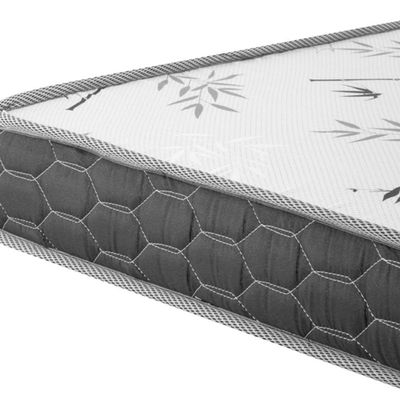 Colchão Solteiro D20 188 X 88 X 12 Cm Klm Store Preto / Branco