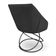 Kit 8 Poltronas Luxo Alana Veludo Base Luxo Preto - Pallazio Cor Preto