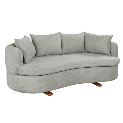 Sofa 4 Lugares Boucle M-204 2m Living Estofados Martins Boucle Cinza