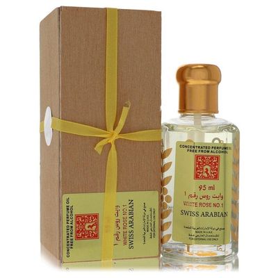 Perfume Feminino White Rose No 1 Swiss Arabian 94 Ml óleo De Perfume Concentrado Sem