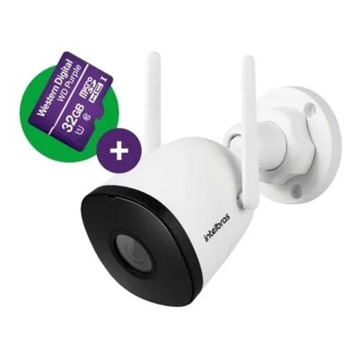 Kit 4 Câmeras Wi-fi Intelbras Im5s Com Cartao 32gb Fullhd