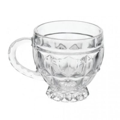 Jogo de Xicaras Cafe Cristal Renaissance 200ml 6 Peças Lyor