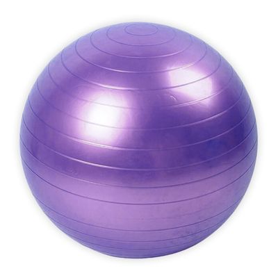 Bola Pilates Suiça Yoga Ginástica Fisioterapia Abdominal 55cm - Cor:Roxo