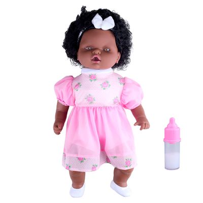 Boneca Milk Collezione Angelina Negra Fala 62 Frases