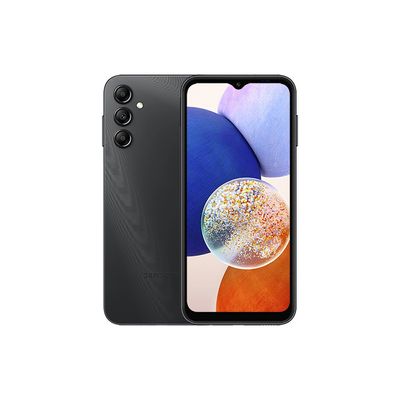 Smartphone Samsung Galaxy A14 4G 128GB Tela de 6.6" Câmera Tripla 50MP + 2MP + 2MP Preto