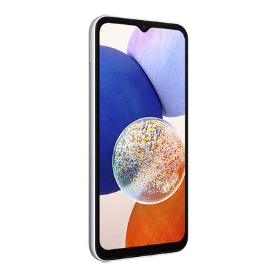 Smartphone Samsung Galaxy A14 4G 128GB Tela de 6.6" Câmera Tripla 50MP + 2MP + 5MP Prata