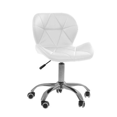 Cadeira Office Eiffel Slim Ajustável Oficial Branco