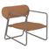 Poltrona Detroit Base Titânio Bouclé Terracota - Nexta Casa