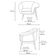 Poltrona Decorativa Yumi Base Madeira Braço Esquerdo Bouclé Off White - Nexta Casa