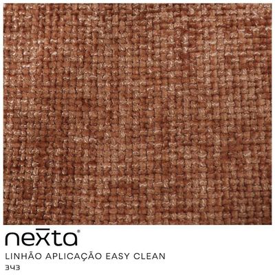 Poltrona Decorativa Agnes Base Giratória Linhão Aveludado Terracota - Nexta Casa