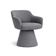 Cadeira De Mesa De Jantar Jade Base Cone Linho Cinza Escuro - Nexta Casa