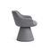 Cadeira De Mesa De Jantar Jade Base Cone Linho Cinza Escuro - Nexta Casa