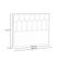 Cabeceira Casal King Cama Box 195 Cm Aura Linho Cru - Nexta Casa