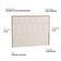 Cabeceira Casal King Cama Box 195 Cm Aura Linho Cru - Nexta Casa