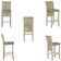 Mesa Bistrô E 4 Banquetas Roma Fendi Corda Estofado 5 Trama Rami