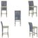 Mesa Bistrô E 2 Banquetas Roma Fendi Corda Estofado 7 Trama Prata