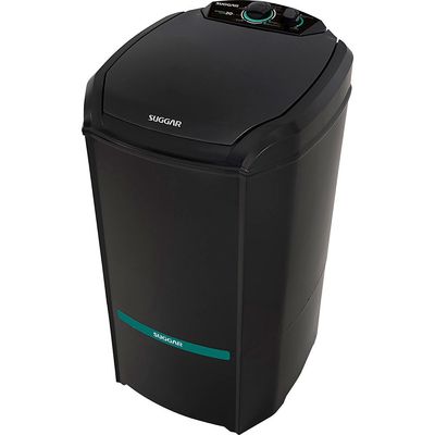 Lavadora de Roupa Semi-Automática Suggar Lavamax Eco 20 KG Preto / 110v