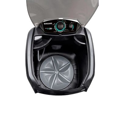 Lavadora de Roupa Semi-Automática Suggar Lavamax Eco 20 KG Preto / 110v