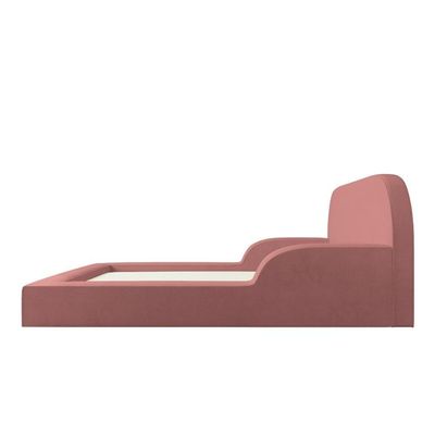 Cama Colchão Casal Montessoriana Infantil Proteção Lateral Rosa