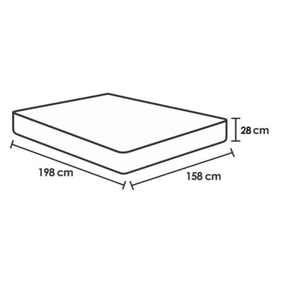 Cama Box Baú Queen + Colchão Molas Bonnel Anjos King Best
