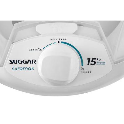 Centrifuga de Roupa CT1501BR Giromax 15kg Suggar Branco / 110v