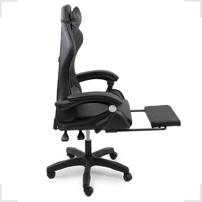 Cadeira Gamer Stillus Ergonômica Oficial Apoio De Pés Preto