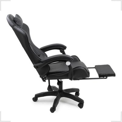 Cadeira Gamer Stillus Ergonômica Oficial Apoio De Pés Preto