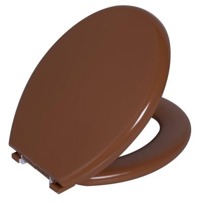 Assento Almofadado Oval Caramelo Claro