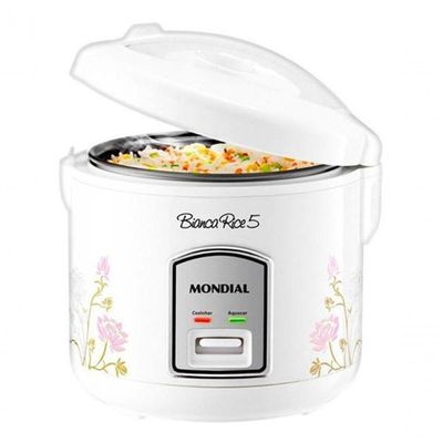 Panela Elétrica De Arroz Mondial 400W 5 Xícaras Branca Npe05 110V