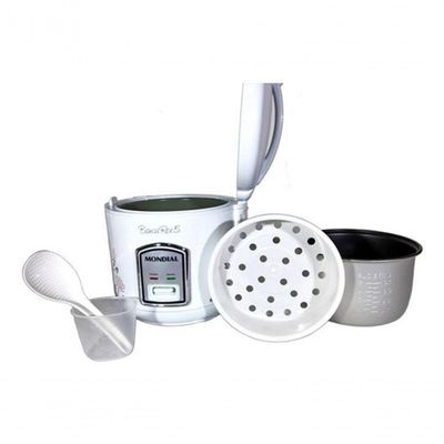 Panela Elétrica De Arroz Mondial 400W 5 Xícaras Branca Npe05 110V