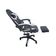 Cadeira Gamer Stillus Ergonômica Oficial Apoio De Pés Preta / Branca